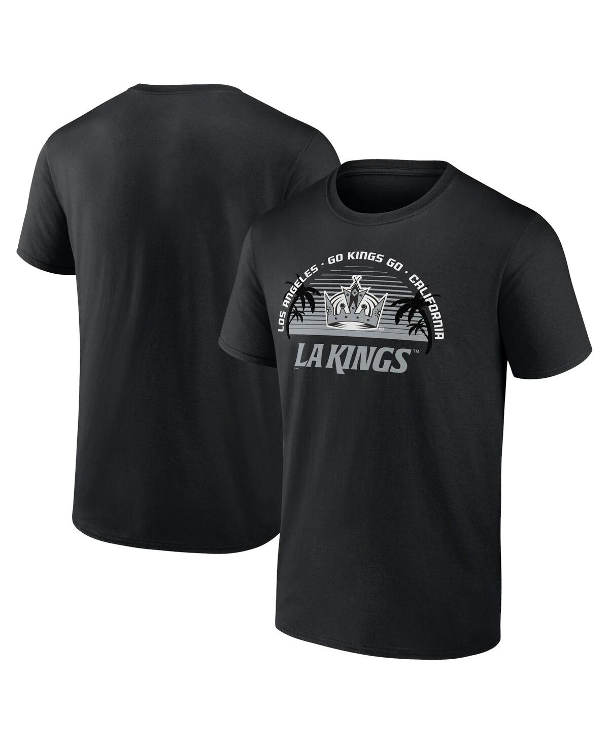 Shop Fanatics Men's  Black Los Angeles Kings Local T-shirt