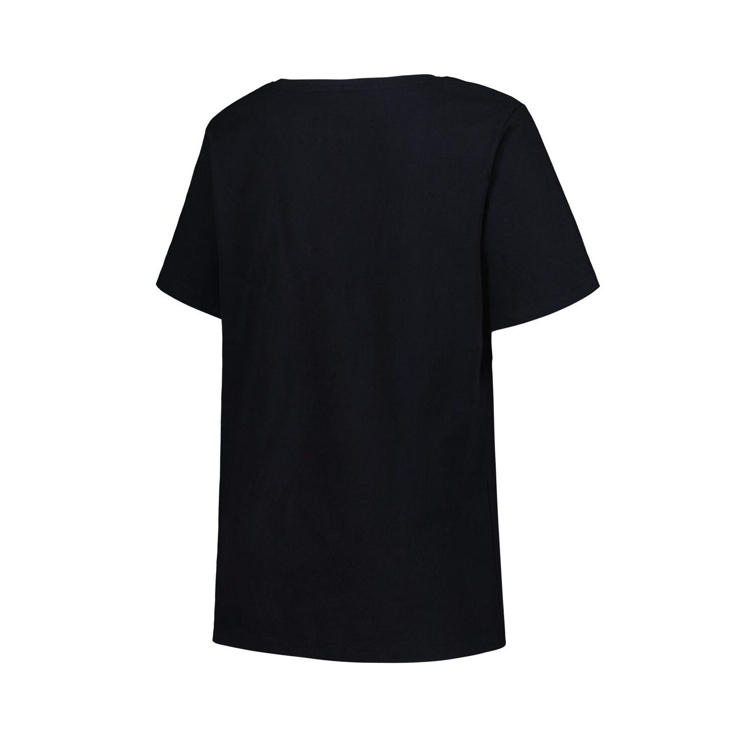 Women's Black Memphis Grizzlies Plus Size Arch Over Logo V-Neck T-shirt