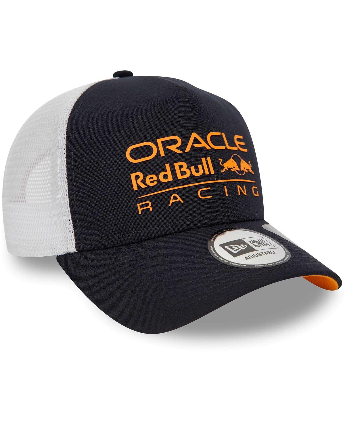 New Era Men's  Navy Red Bull Racing Team E-frame Trucker Adjustable Hat In Navy