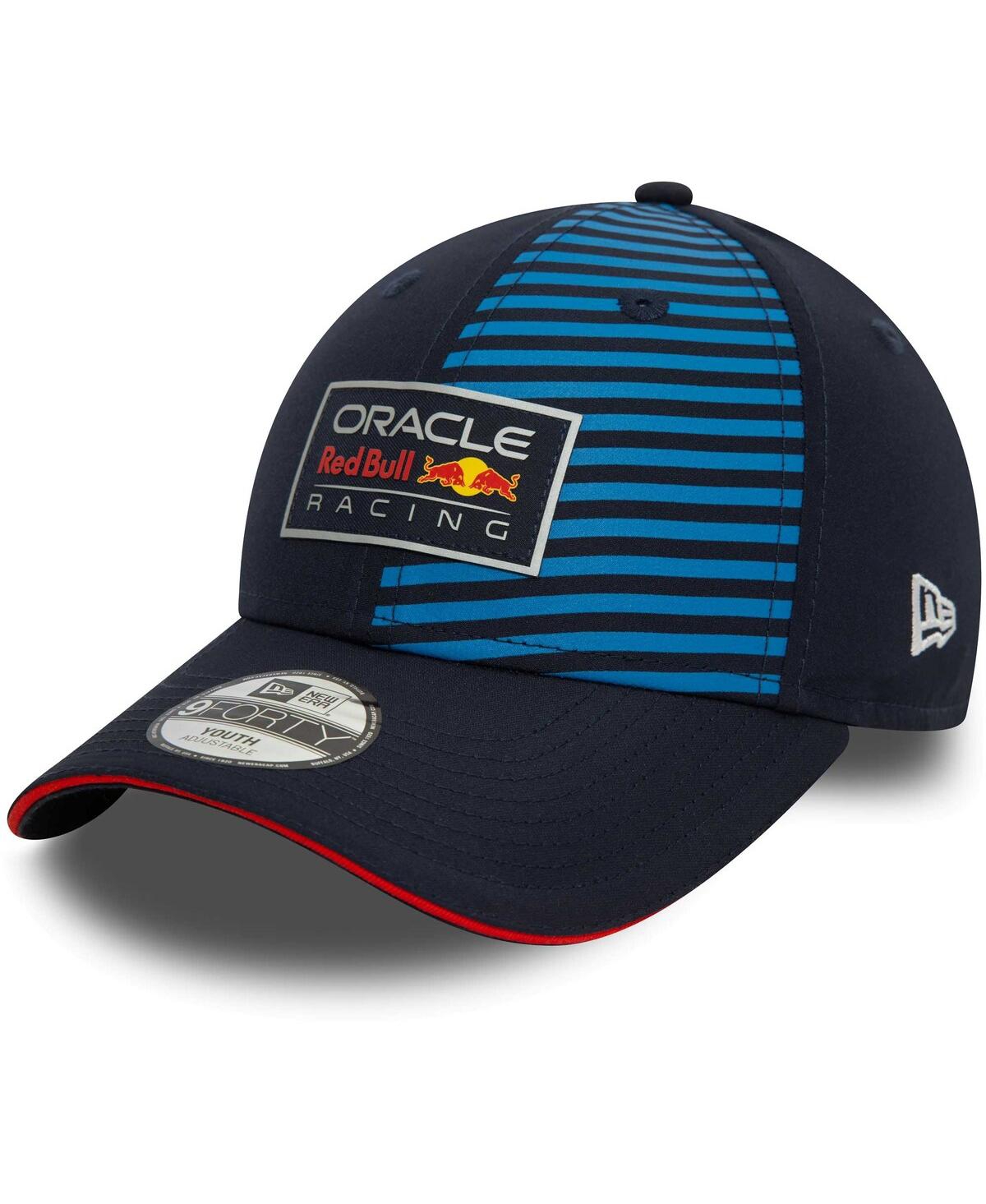New Era Kids' Youth Boys And Girls  Navy Red Bull Racing Team 9forty Adjustable Hat In Multi