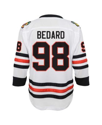 Big Boys Connor Bedard White Chicago Blackhawks Away Replica jersey Player Jersey