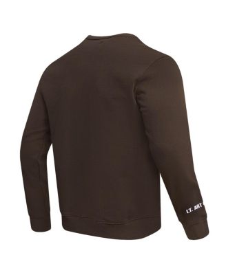 Men's and Women's Brown Looney Tunes Taz Savage Horror Pullover Sweatshirt