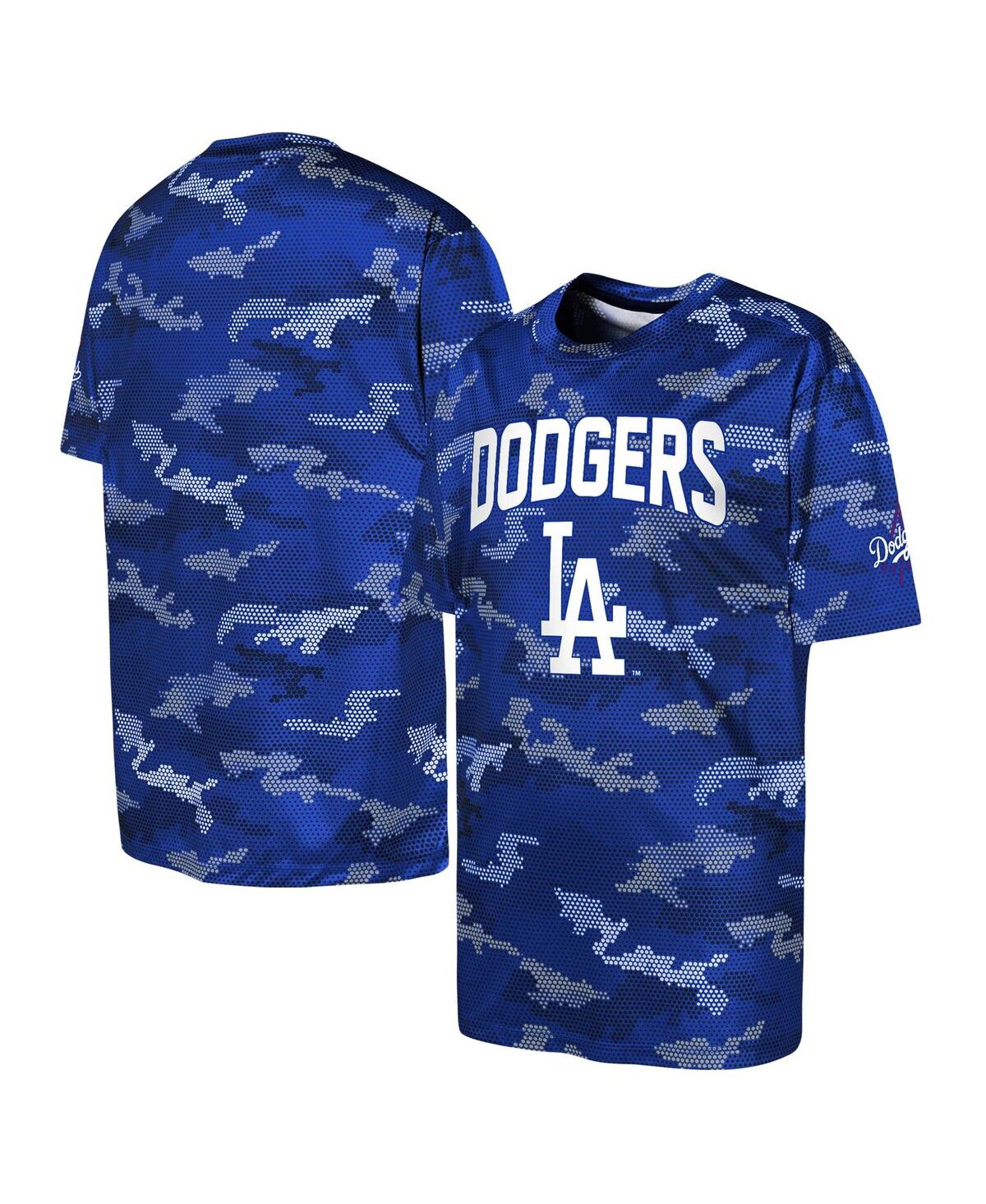Shop Outerstuff Big Boys Fanatics Royal Los Angeles Dodgers Trainer Tech T-shirt