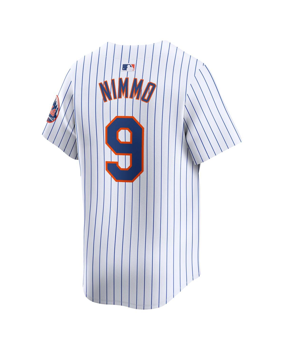 Men's Nike Brandon NimmoNew York Mets Home limited Player Jersey - White