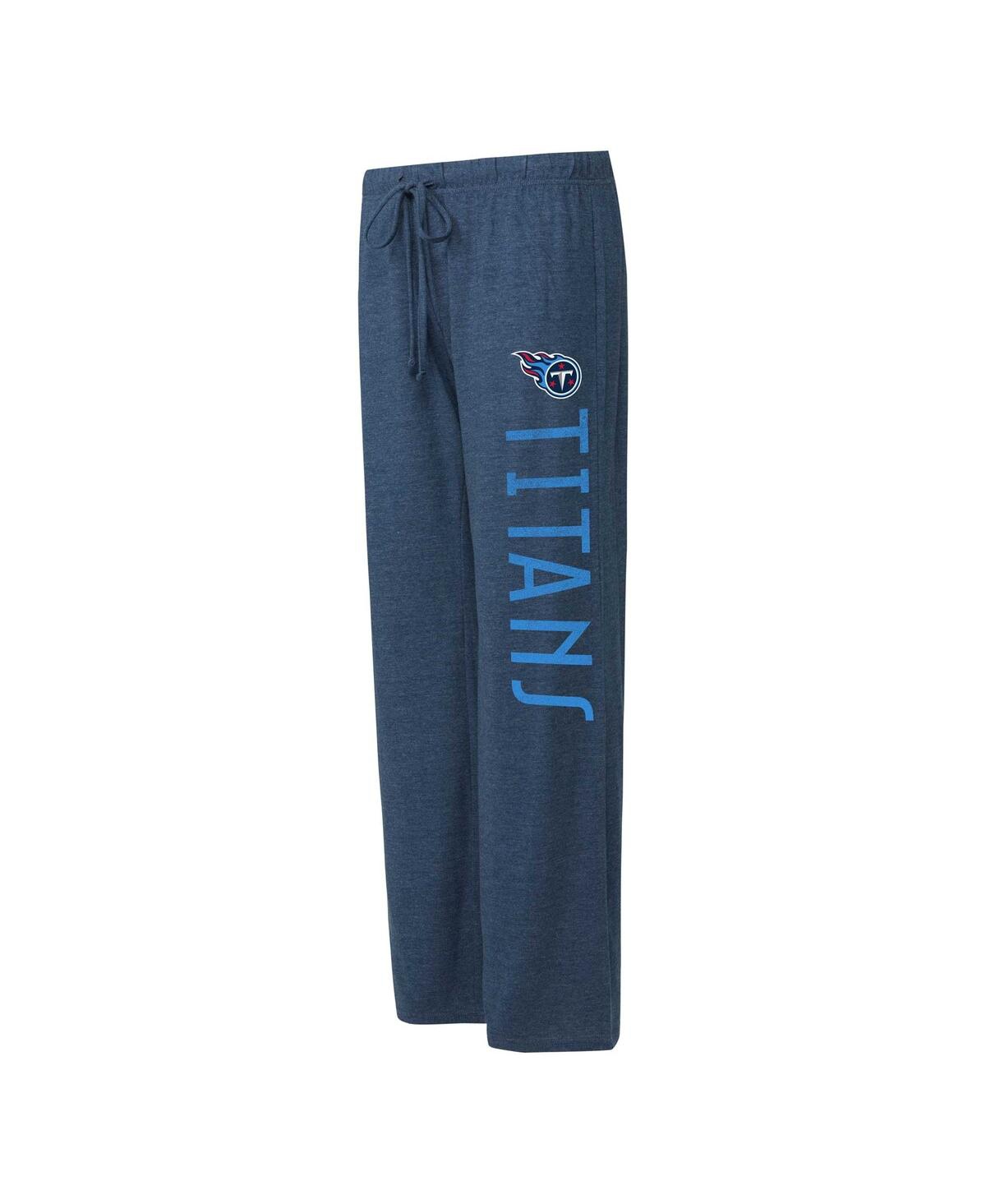 Concepts Sport Women's  Navy, Charcoal Distressed Tennessee Titans Muscle Tank Top And Pants Lounge S In Navy,charcoal