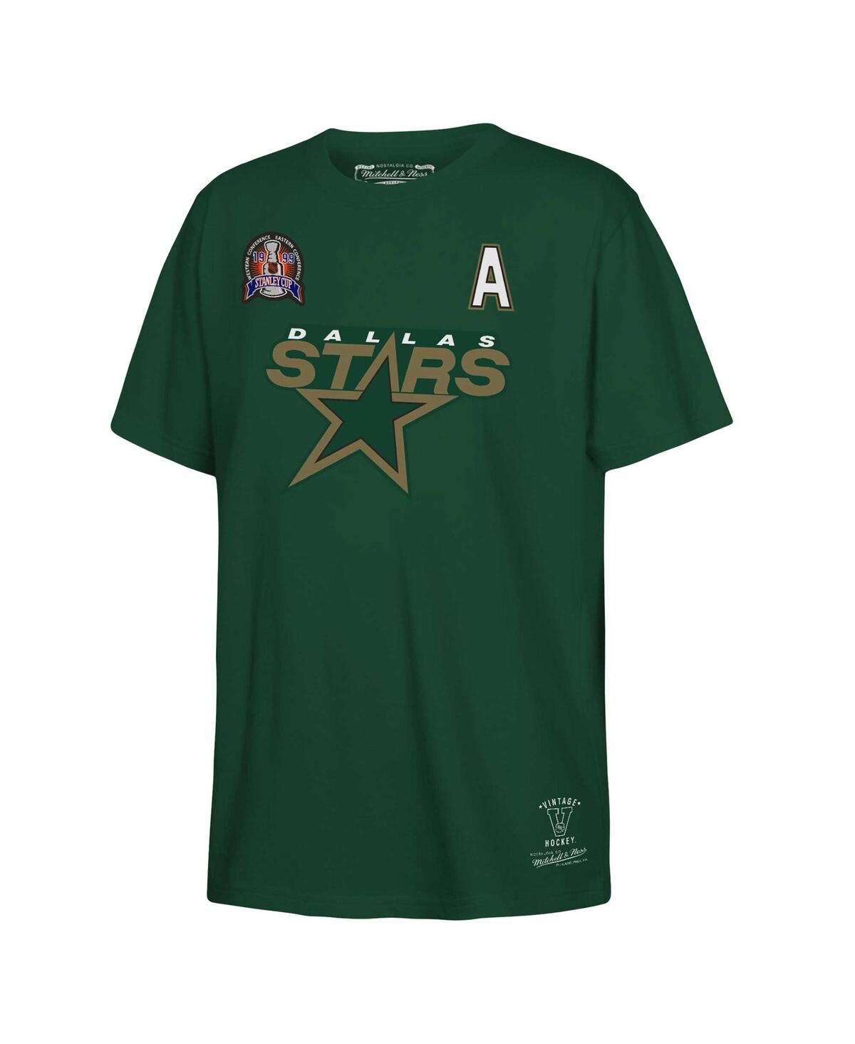 Mitchell & Ness Big Boys  Mike Modano Kelly Green Dallas Stars Name And Number T-shirt In Kelly Green