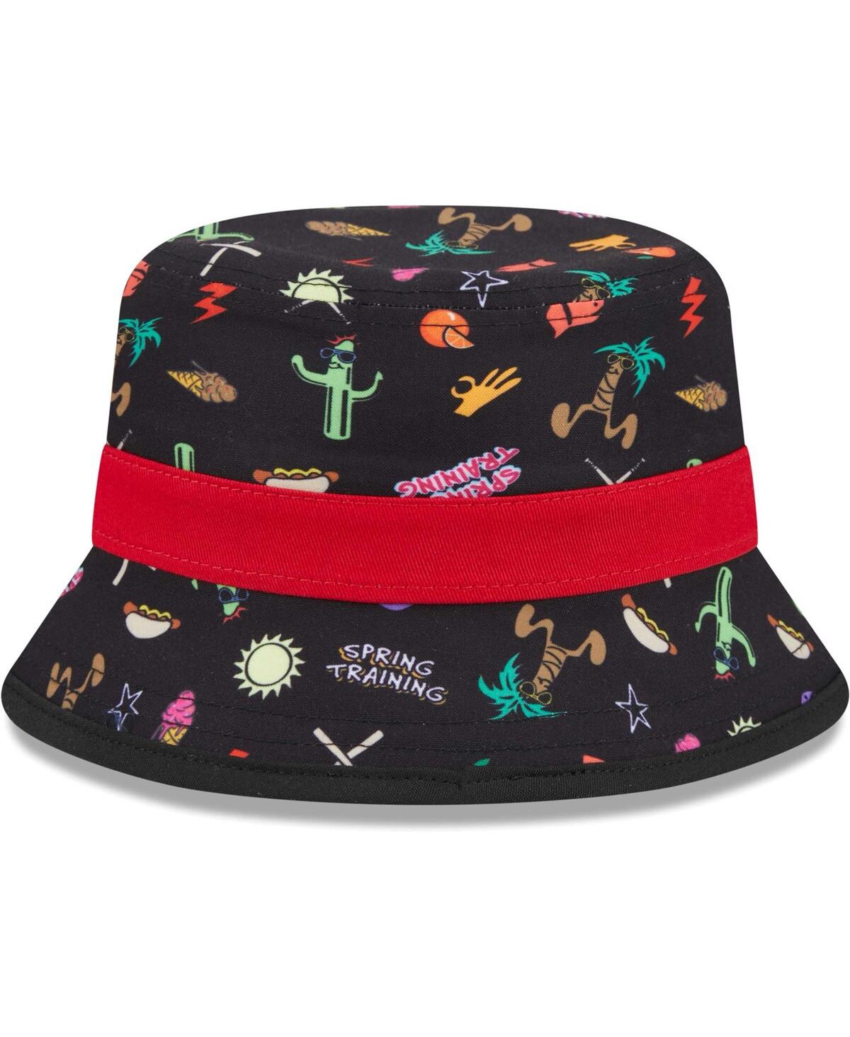 Shop New Era Toddler Boys And Girls  Black Cincinnati Reds Spring Training Icon Bucket Hat