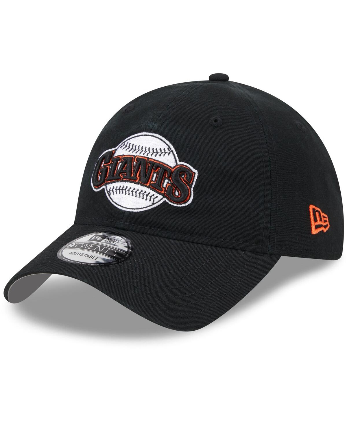 New Era Kids' Youth Boys And Girls  Black San Francisco Giants 2024 Batting Practice 9twenty Adjustable Hat