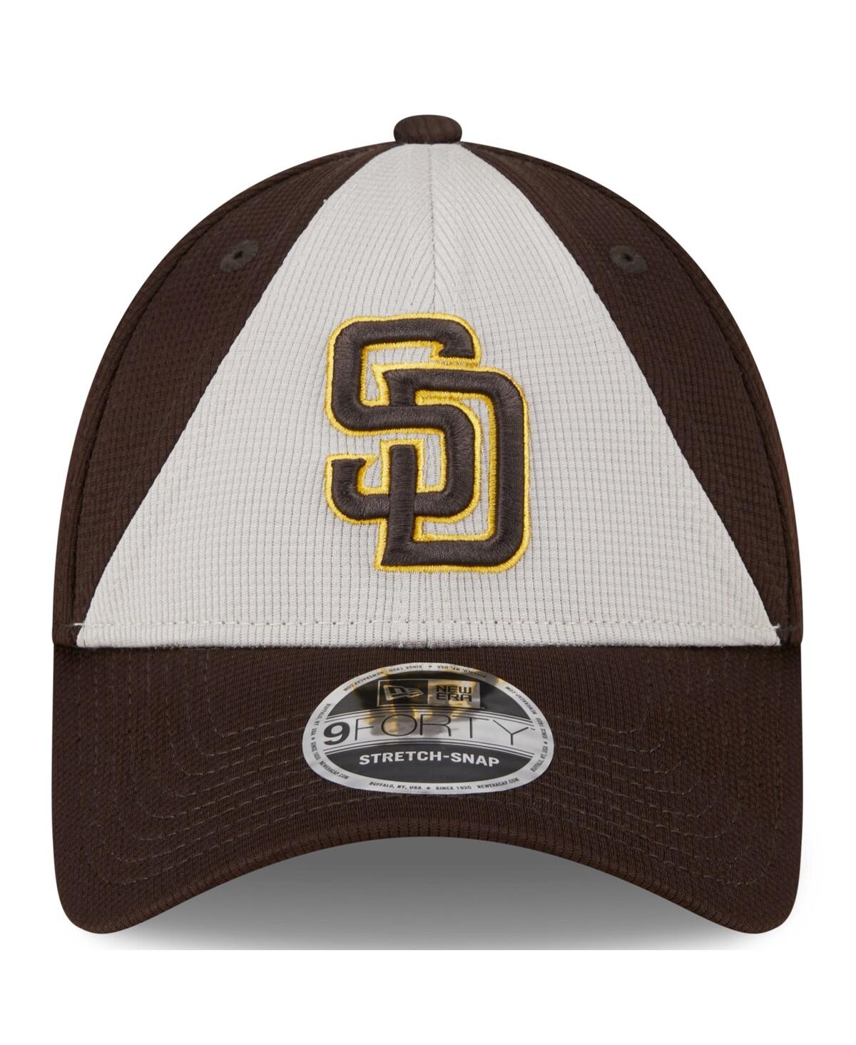 Shop New Era Men's  Brown San Diego Padres 2024 Batting Practice 9forty Adjustable Hat