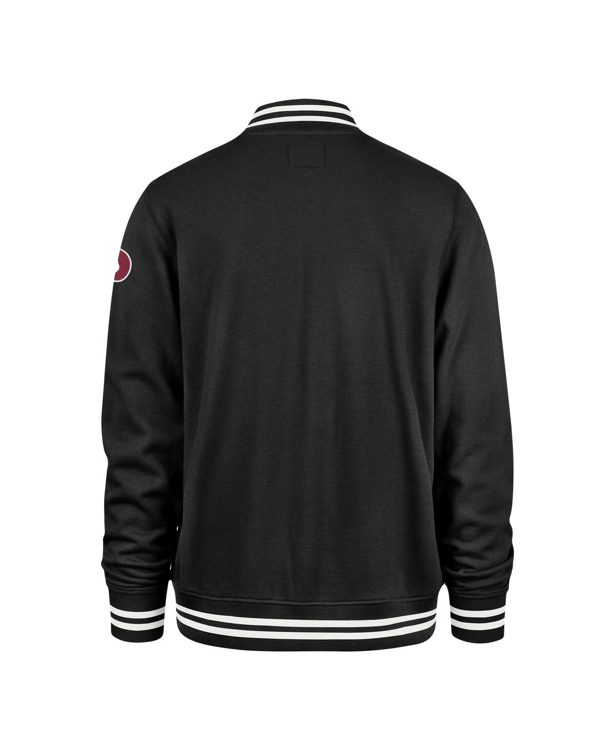 Shop 47 Brand Men's ' Black Philadelphia Phillies Wax Pack Pro Camden Full-zip Track Jacket