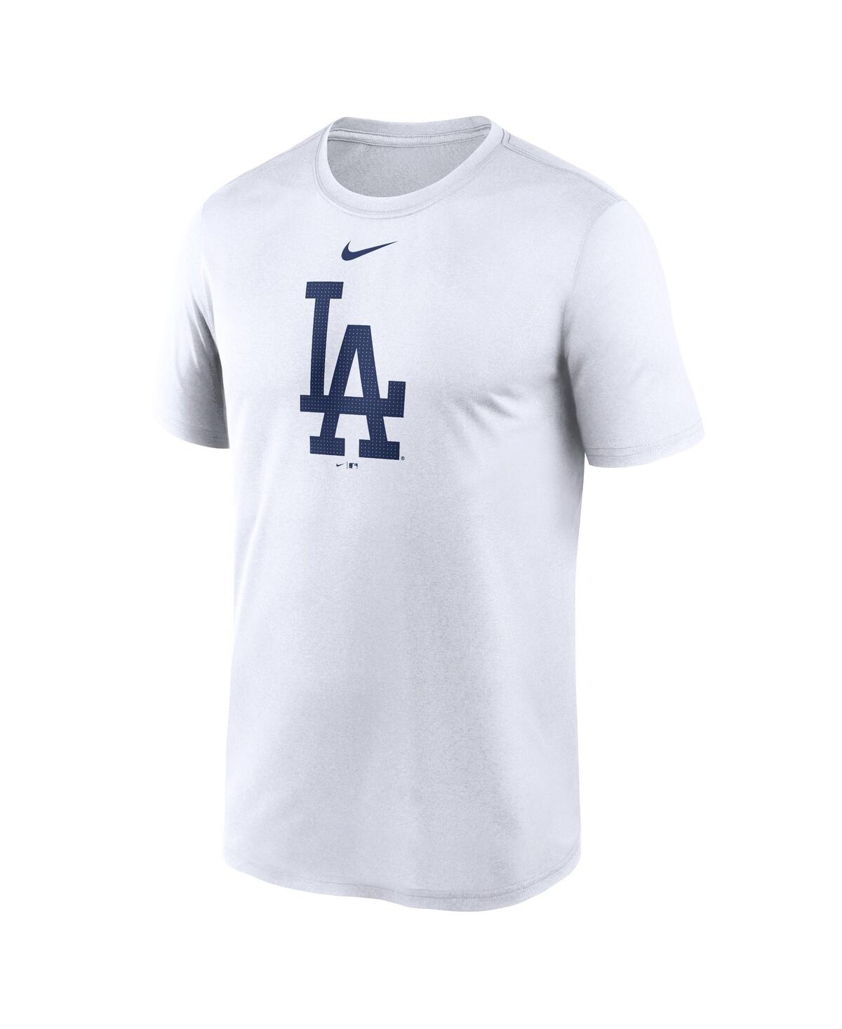 Nike White Los Angeles Dodgers Legend Fuse Large Logo Performance T-shirt In White