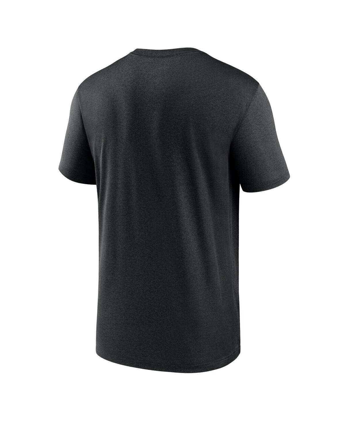 Shop Nike Men's  Black Cincinnati Reds Legend Fuse Large Logo Performance T-shirt