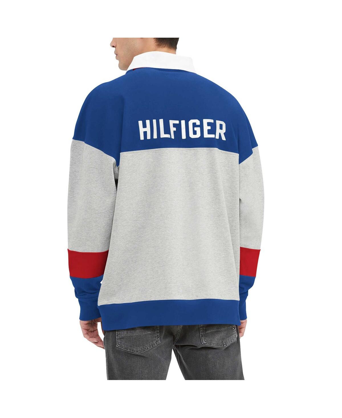 Tommy Hilfiger Royal Buffalo Bills Connor Oversized Rugby Long Sleeve Polo In Royal