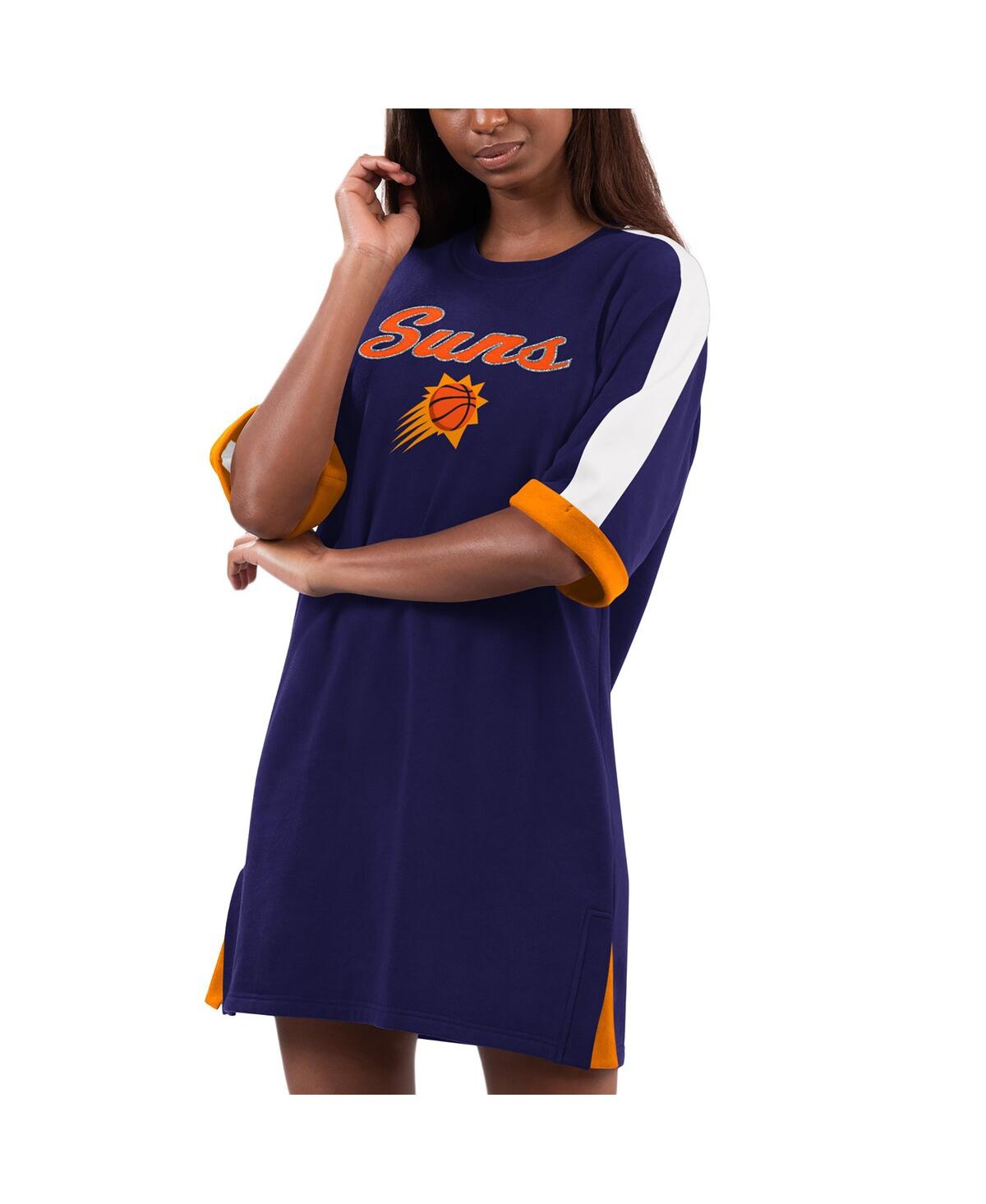 Women's G-iii 4Her by Carl Banks Purple Phoenix Suns Flag Sneaker Dress - Purple