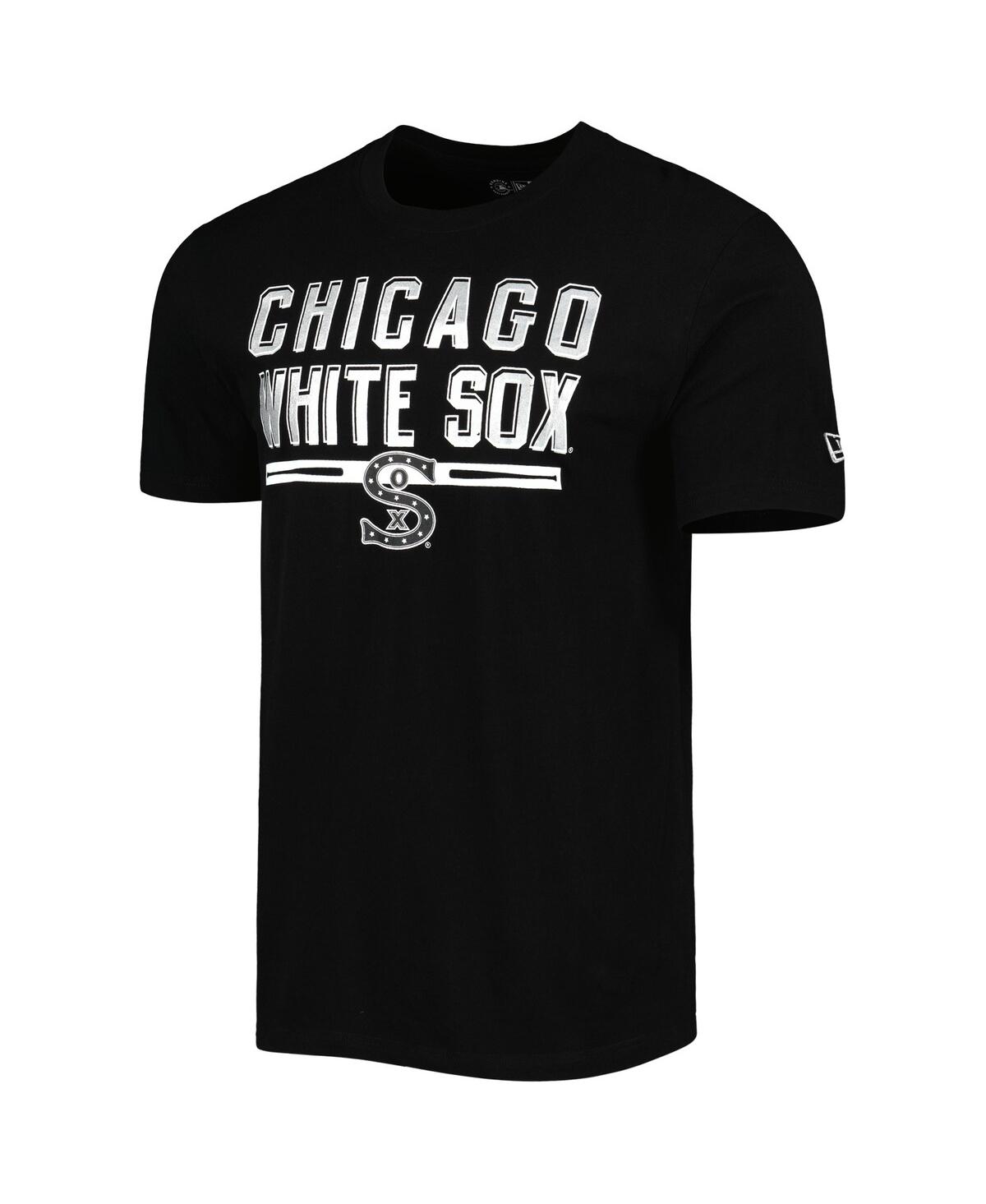 Shop New Era Men's  Black Chicago White Sox Batting Practice T-shirt