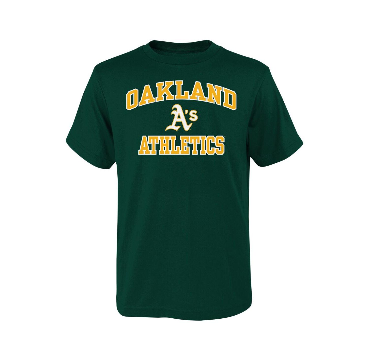 Big Boys Fanatics Green Oakland Athletics Heart & Soul T-shirt