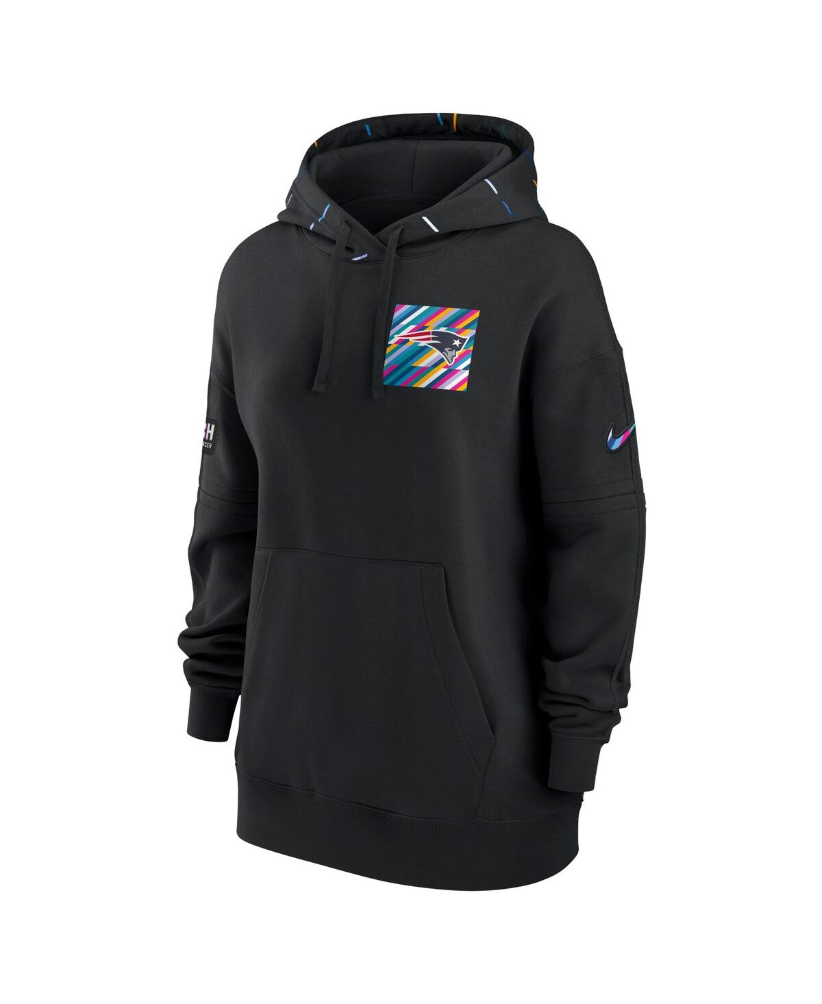 Shop Nike Women's  Black New England Patriots 2023 Nfl Crucial Catch Club Pullover Hoodie