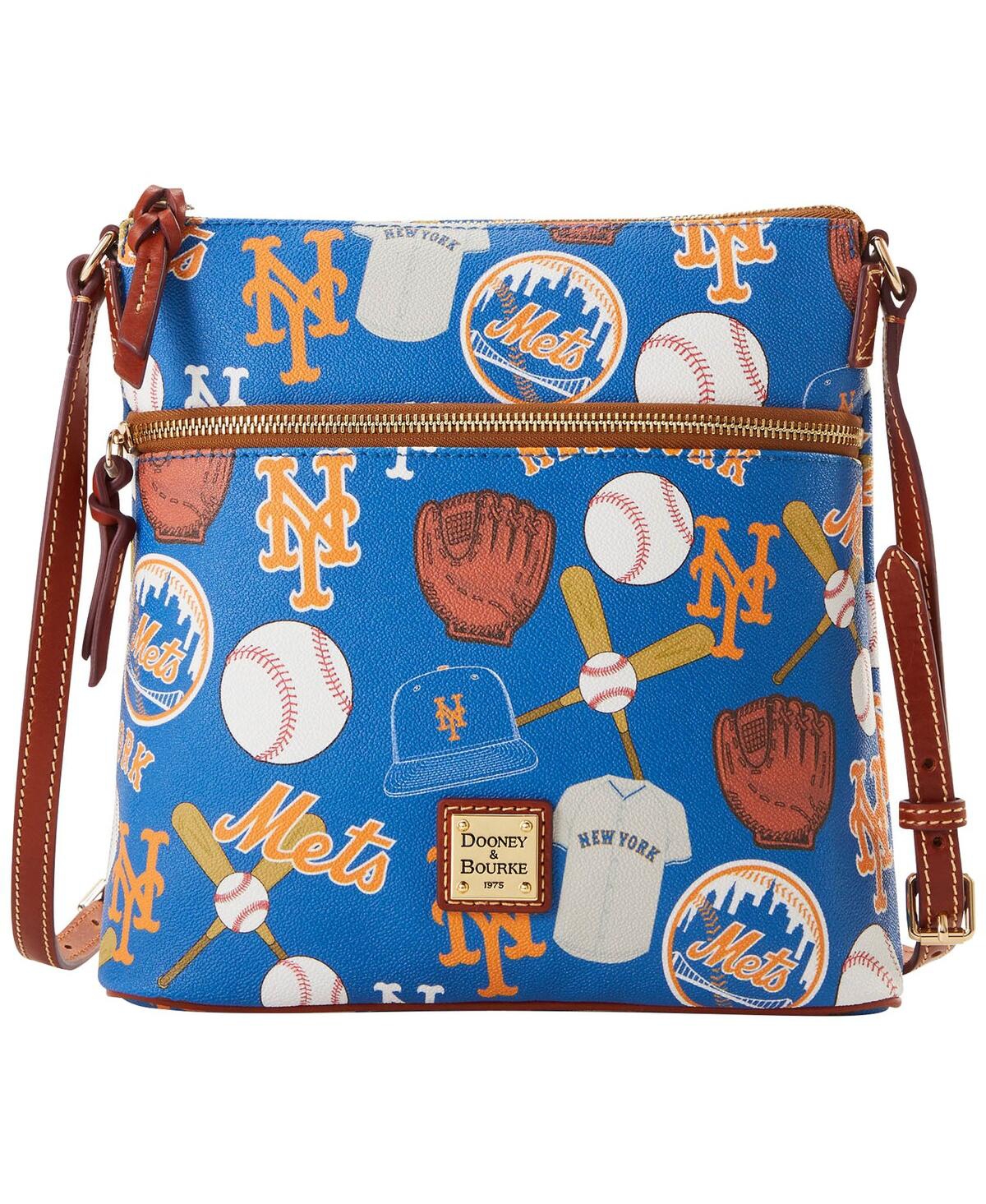 Shop Dooney & Bourke Women's  New York Mets Game Day Crossbody Purse In Blue