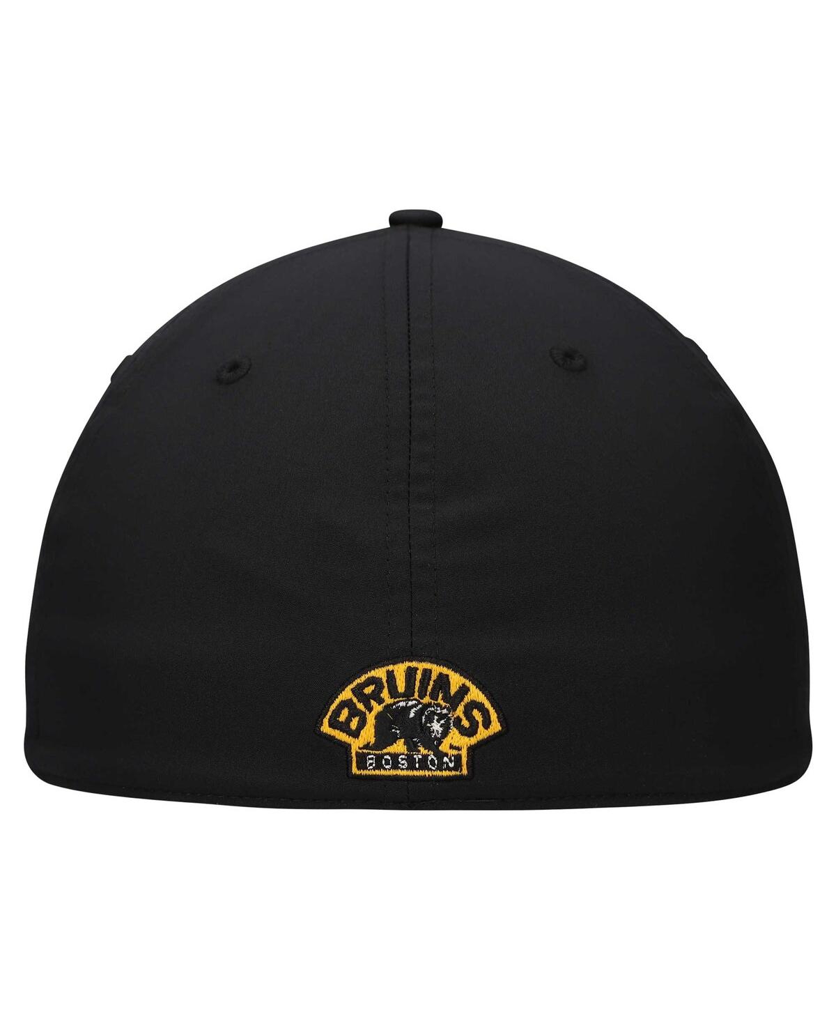 Shop Adidas Originals Men's Adidas Black Boston Bruins Circle Logo Flex Hat