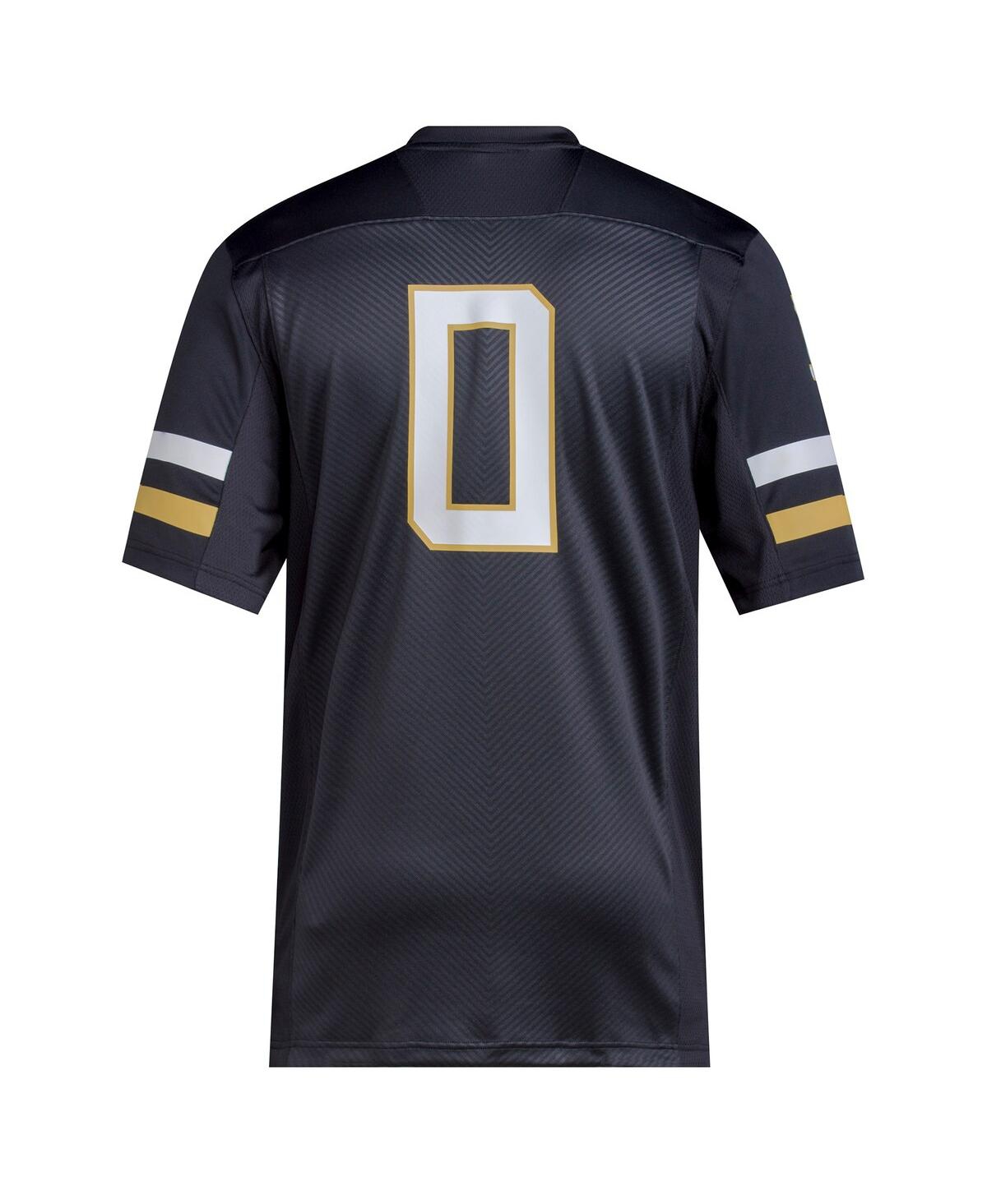 Men's adidas #0Georgia Tech Yellow Jackets 2023 Premier Jersey - Black