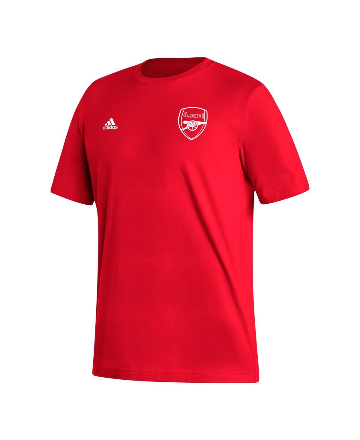 Shop Adidas Originals Men's Adidas Red Arsenal Crest T-shirt