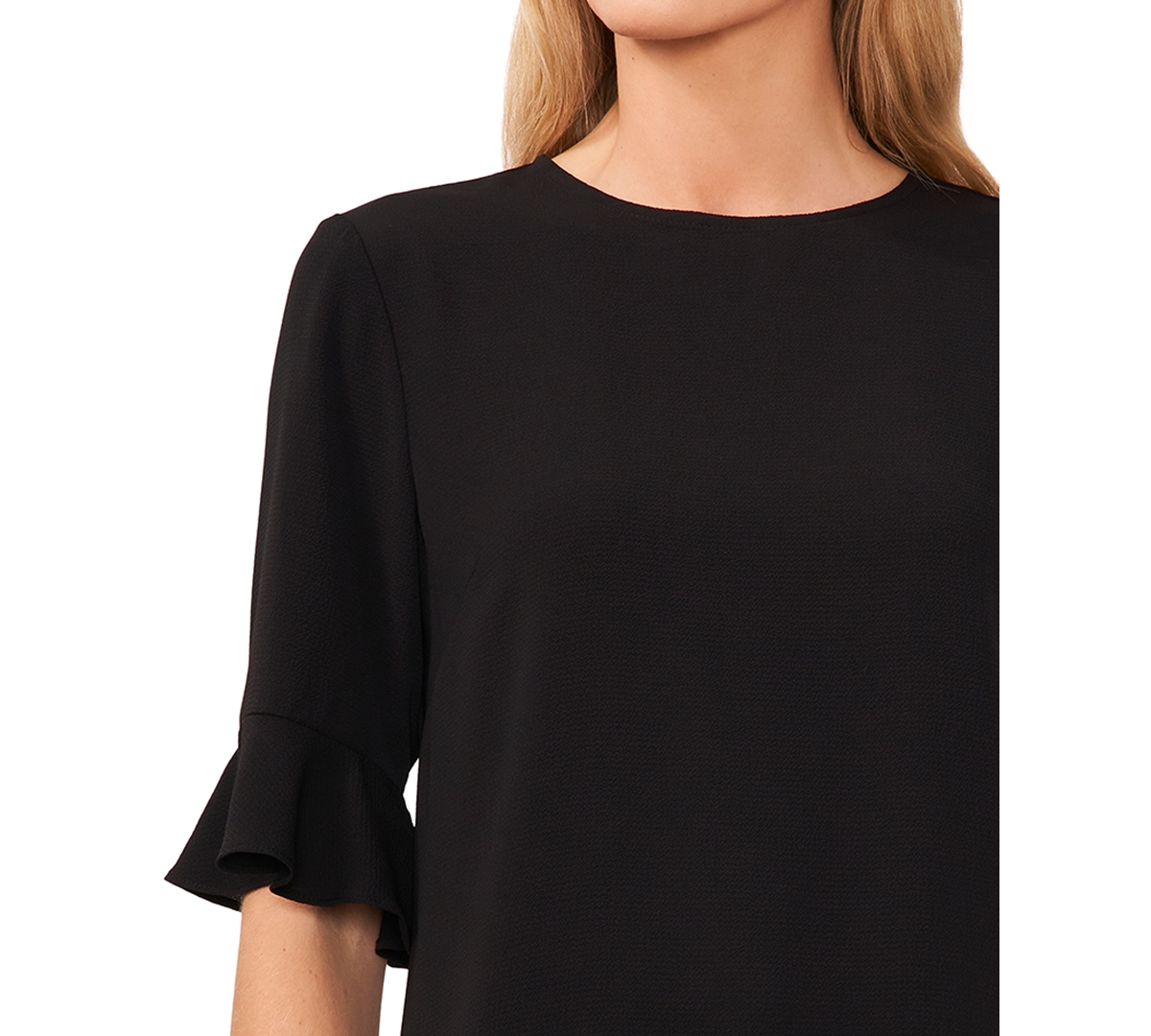 Cece Ruffle Cuff Blouse
