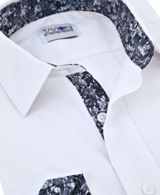 Коллекция Tayion Коллекция Tayion Мужская однотонная рубашка