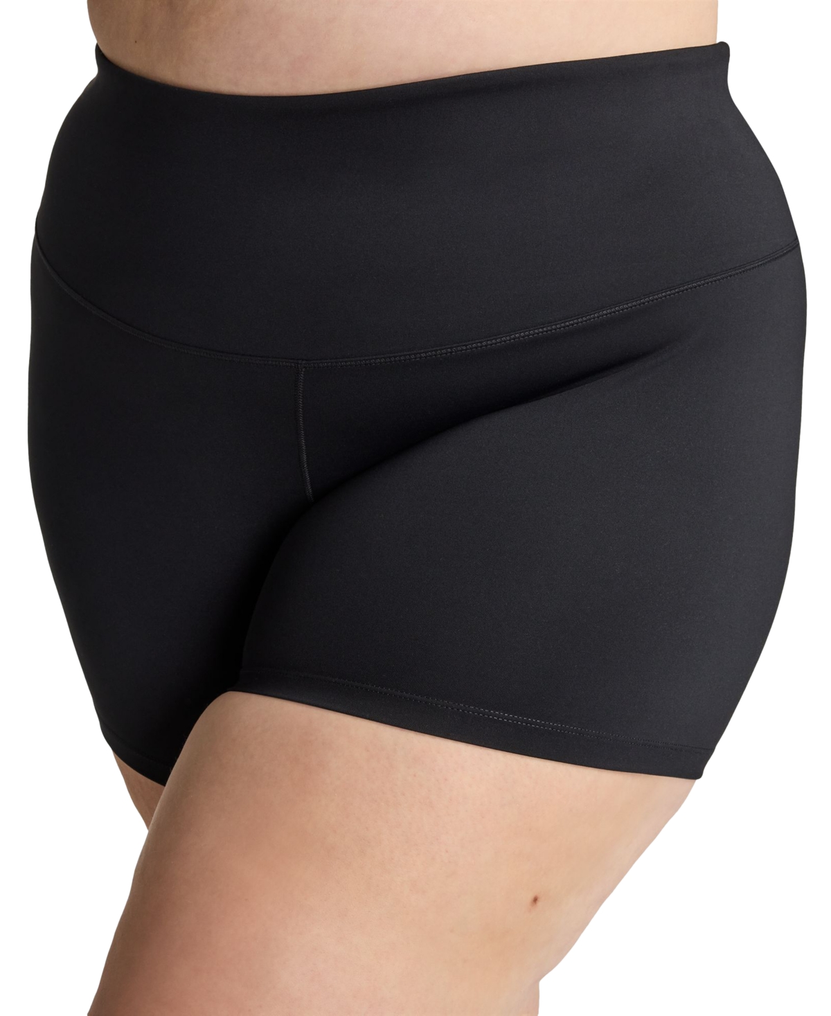 Nike Plus Size One High Waist Pull-On Bike Shorts -black