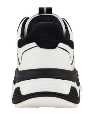 Men's Chunky Two Tone Sole Leather Sneakers