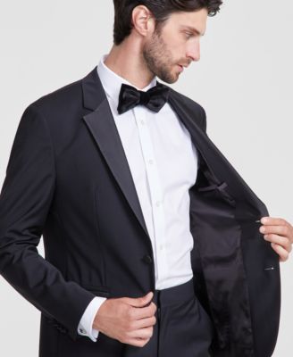 Men's Modern-Fit Wool Blend Super Flex Stretch Tuxedo Jacket