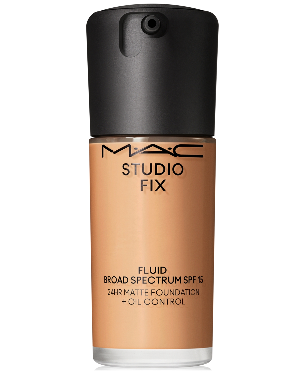 Mac Studio Fix Fluid Spf 15 24hr Matte Foundation + Oil Control, 1 Oz. In Nc37 (medium Beige With Neutral Underton