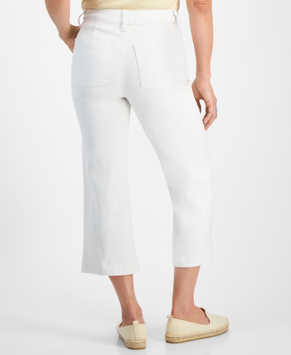 Style & Co Women's High-Rise Wide-Leg Crop Jeans, Created for Macy's