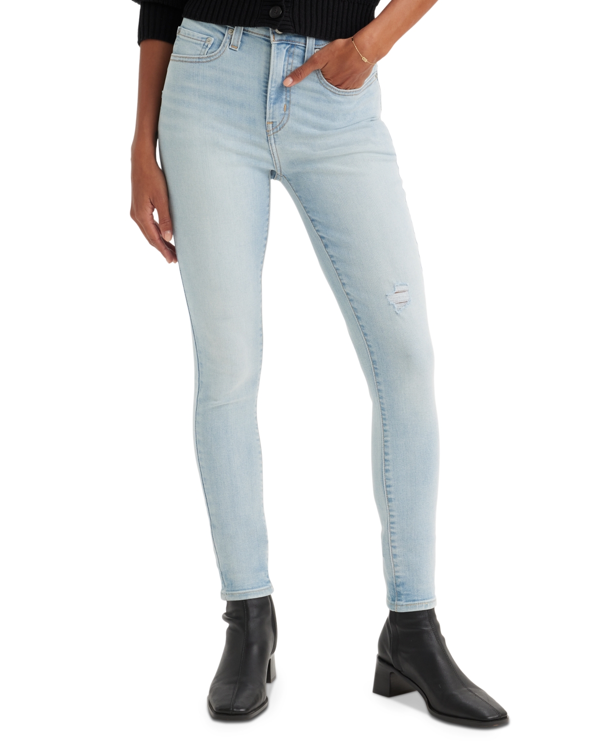 Levi's Women's 721 High-rise Stretch Skinny Jeans In Purple