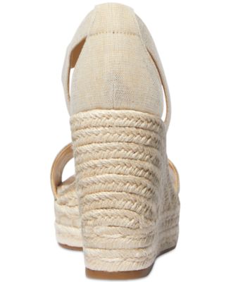 Berkley Zipper Espadrille Platform Wedge Sandals