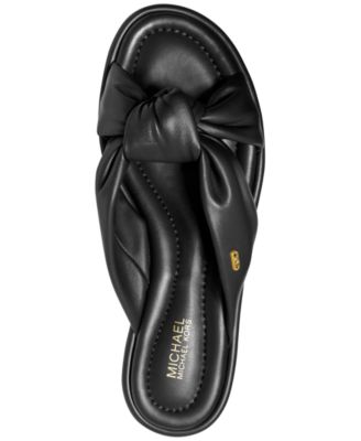 Knotted Slide Casual Leather Sandals