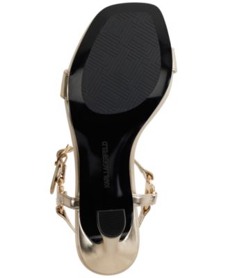 Cybil High-Heel Square-Toe Sandals