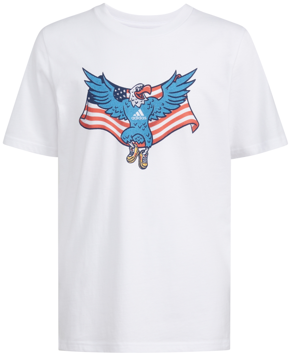 adidas Big Boys Short-Sleeve Cotton Usa Graphic T-Shirt