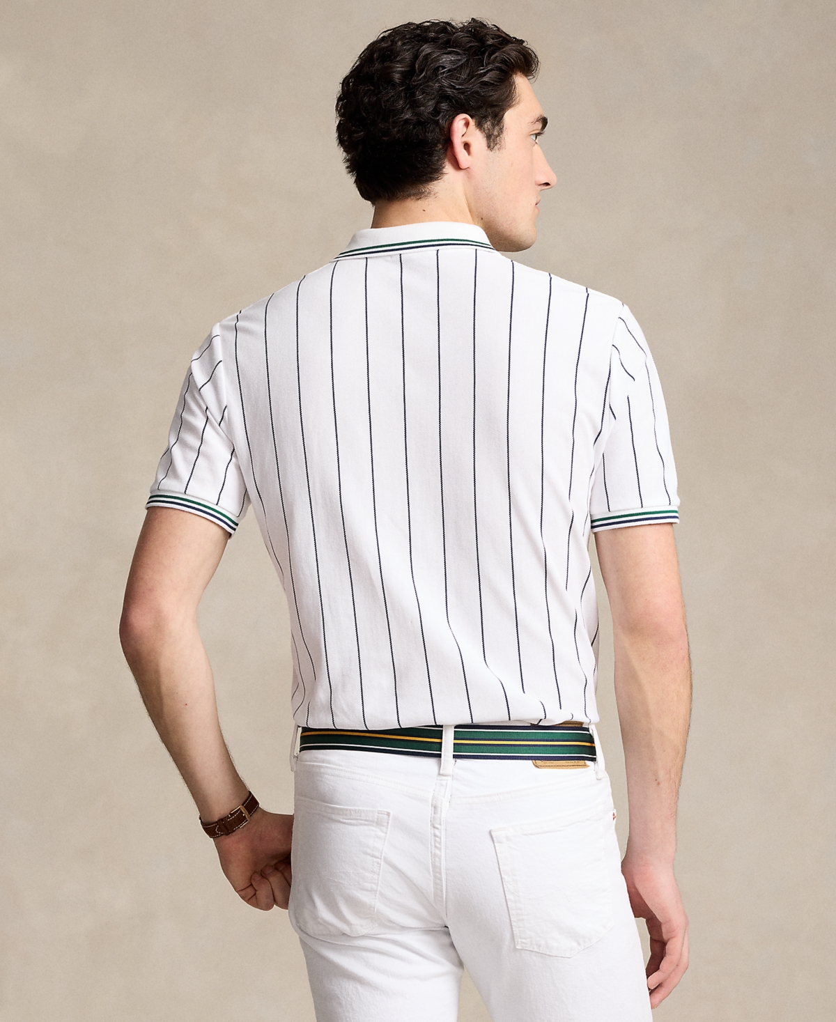 Polo Ralph Lauren Men's Classic-Fit Embroidered Mesh Polo Shirt