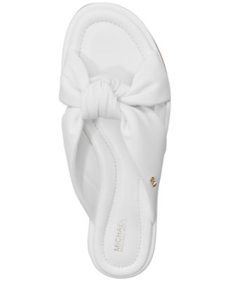 Knotted Slide Casual Leather Sandals