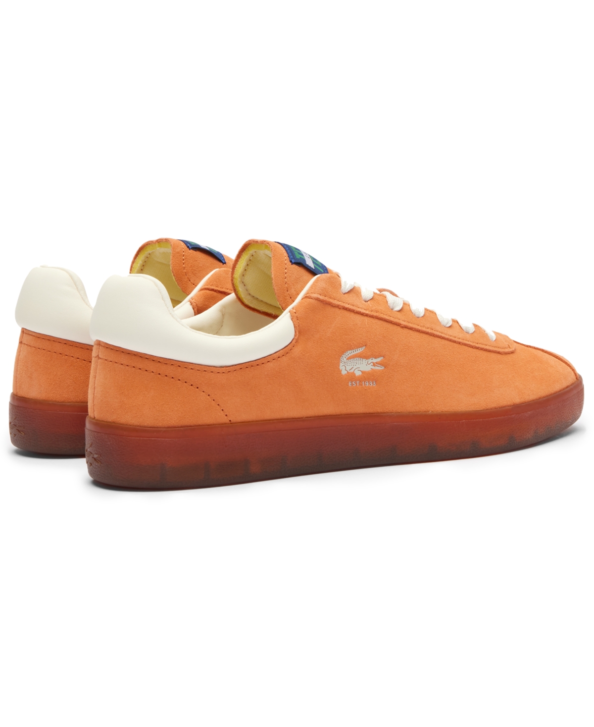 Lacoste Men's Baseshot Lace-Up Court Sneakers -Gum