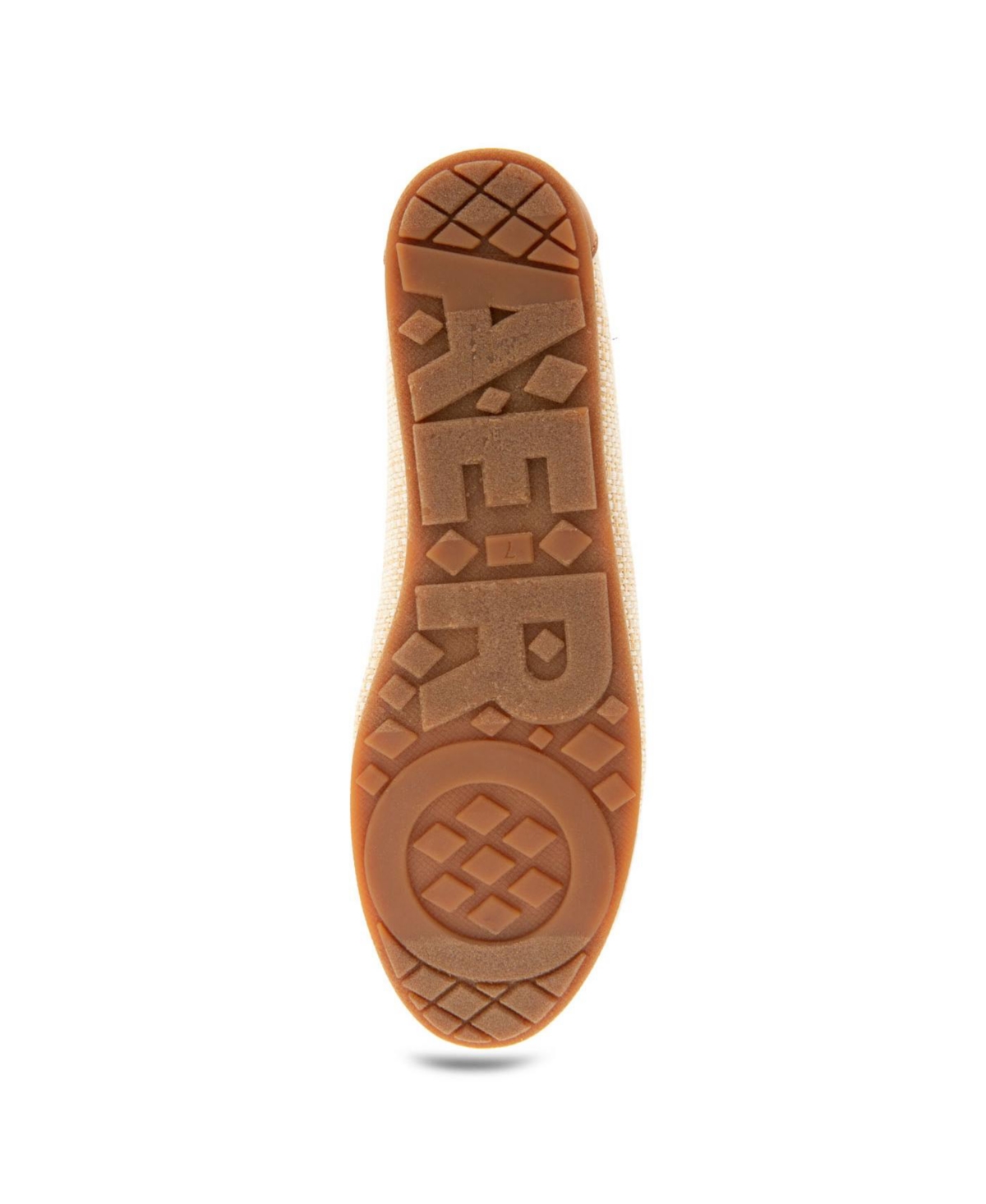 Shop Aerosoles Women's Pia Casual Ballet Wedge Flats In Natural Raffia