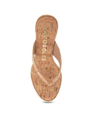 Women's Nero Wedge Flip Flop Sandals