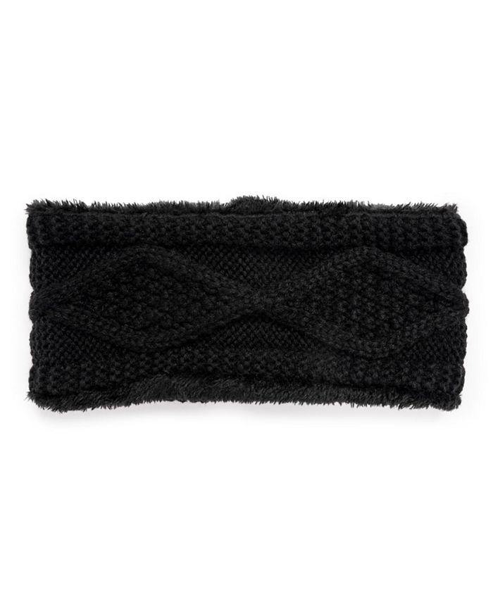 MUK LUKS Women's Cable Knit Headband - Macy's