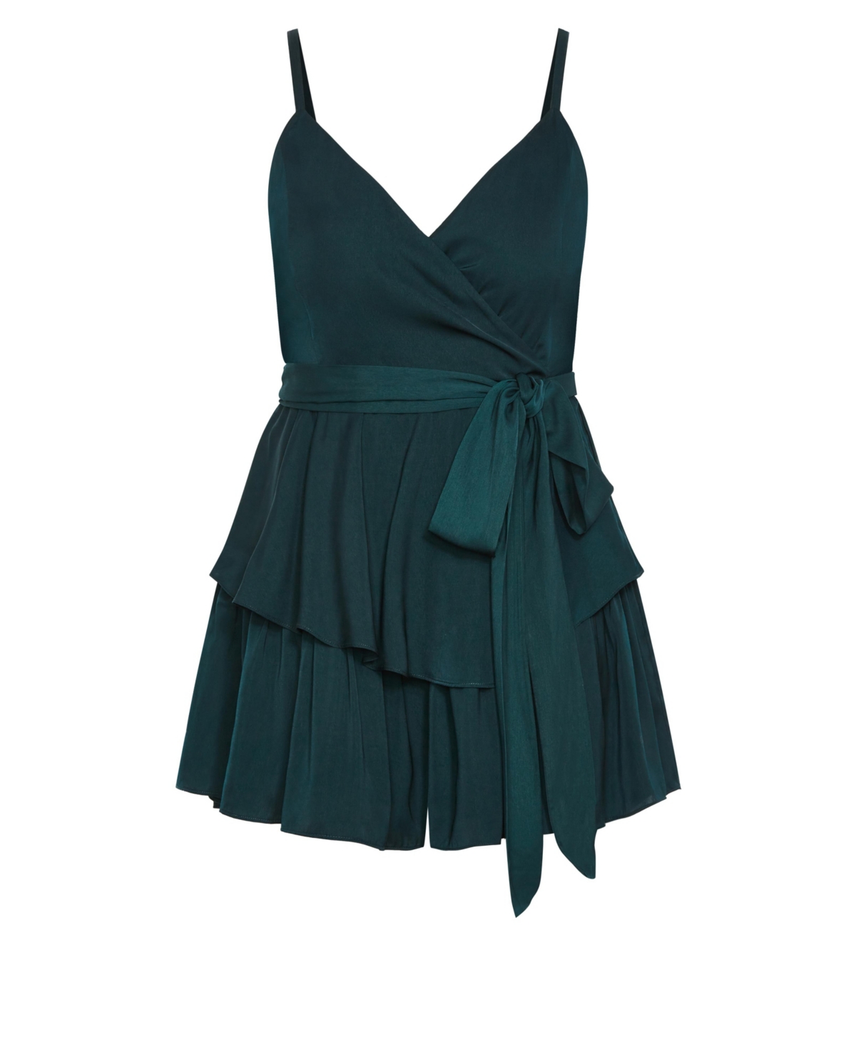 City Chic Women's Party Wrap Playsuit