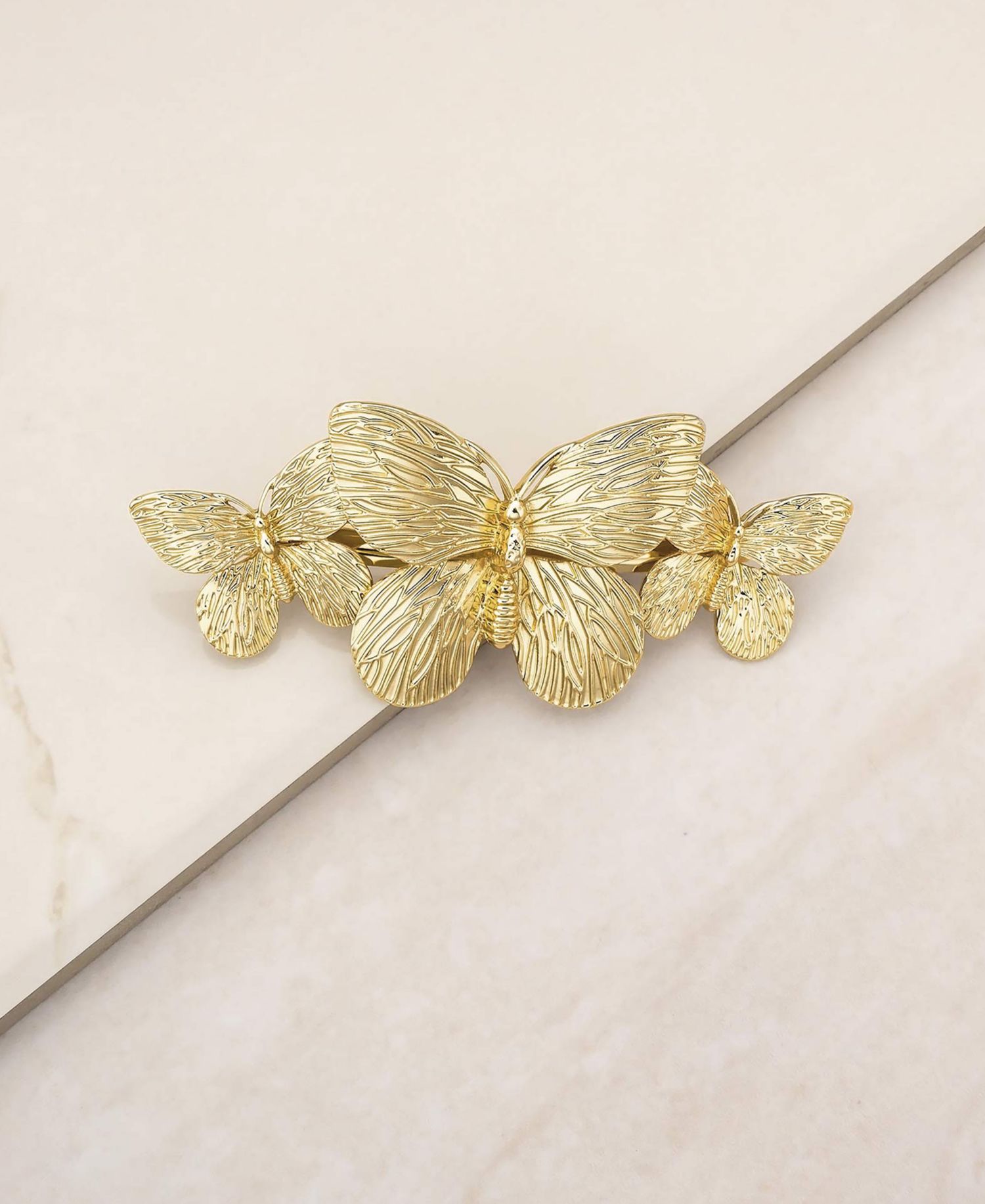 Gimme Butterflies Gold-Tone Hair Clip