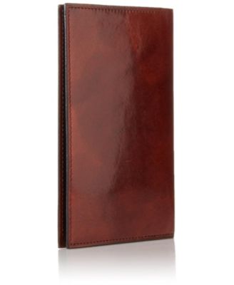 Men's Old Leather Passport Case