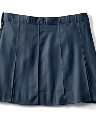 Big Girls Box Pleat Skirt Above the Knee