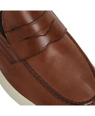 Men's Ettore Leather Penny Loafers