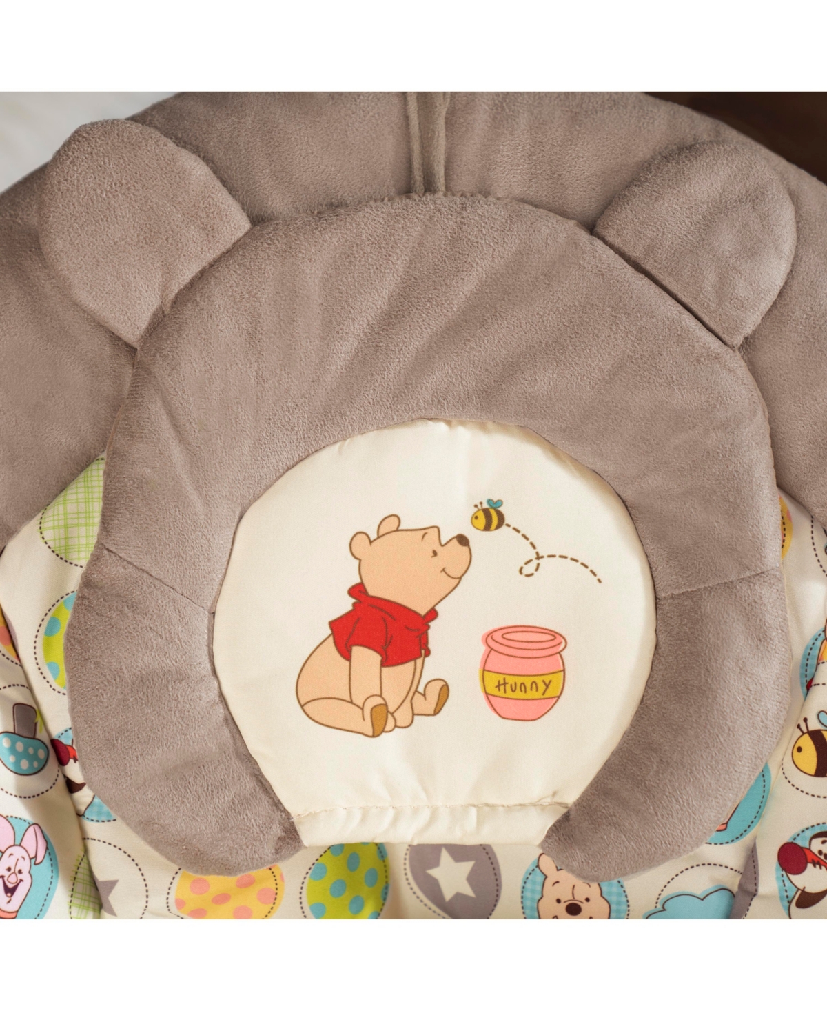 Shop Bright Starts Winnie The Pooh Dots Hunny Pots Bouncer In Multi