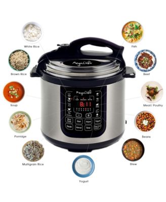 8 Quart Digital Pressure Cooker with 13 Pre-set Multi-Function Features